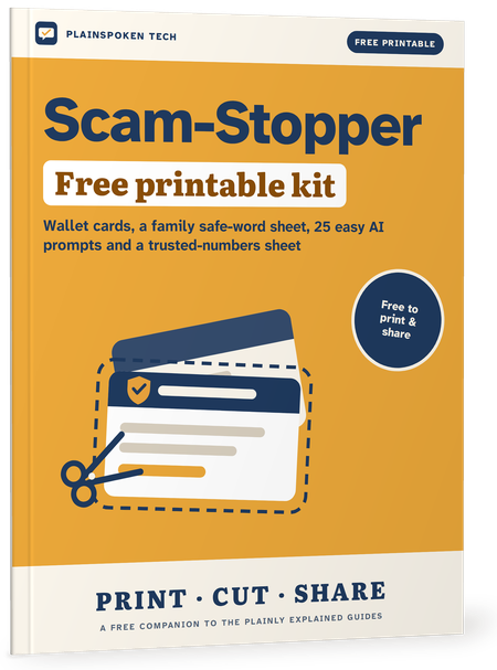 Cover of the free Scam-Stopper Kit